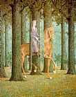 Rene Magritte Canvas Paintings - The Blank Check